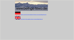 Desktop Screenshot of bethge-fewo.de