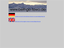 Tablet Screenshot of bethge-fewo.de